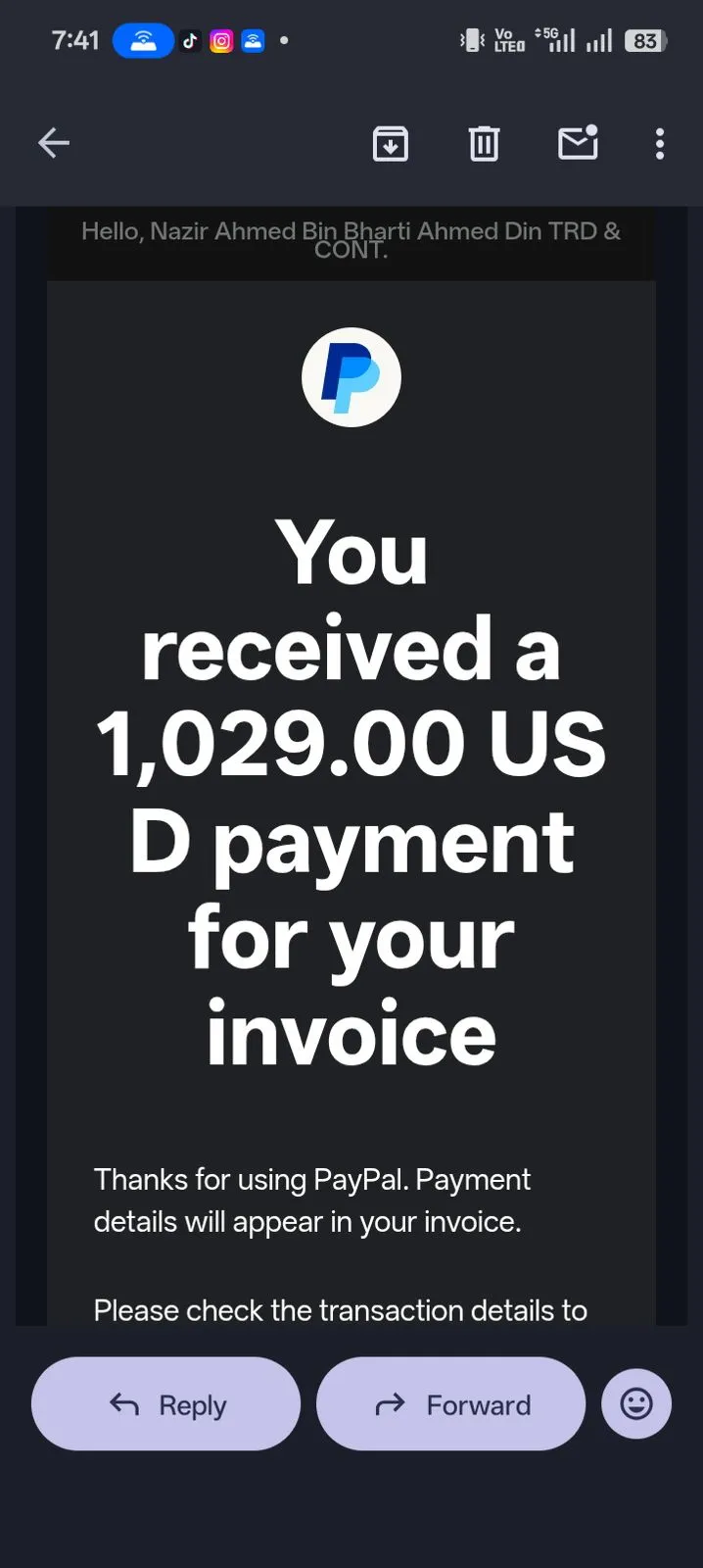 Student earnings screenshot 36